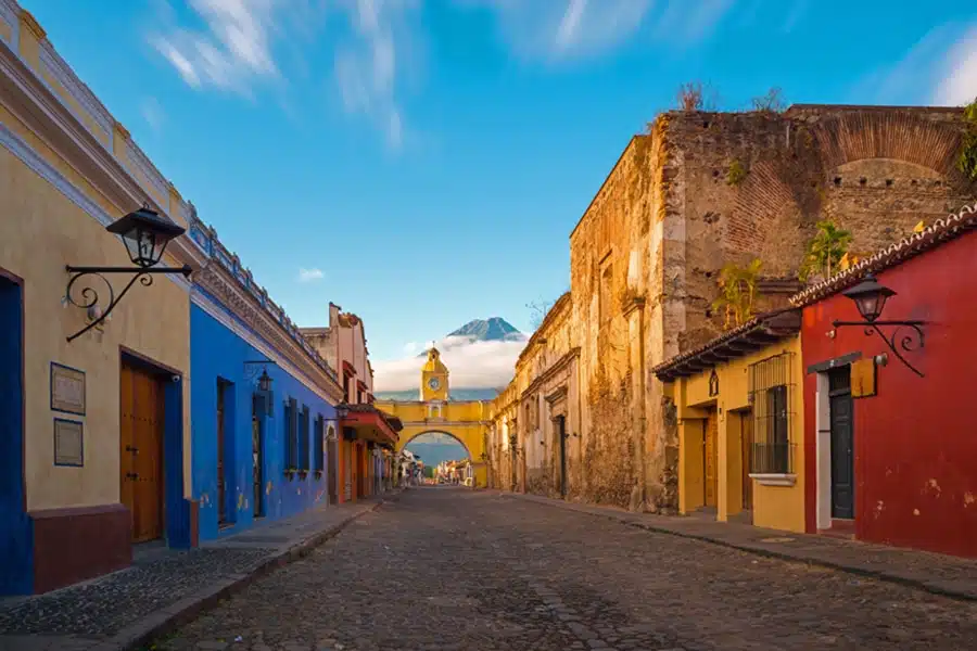 Antigua Sunrise Long Exposure Antigua-Guatemala-
