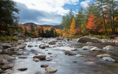 Over hills and down vales in the national parks of New Hampshire and Maine