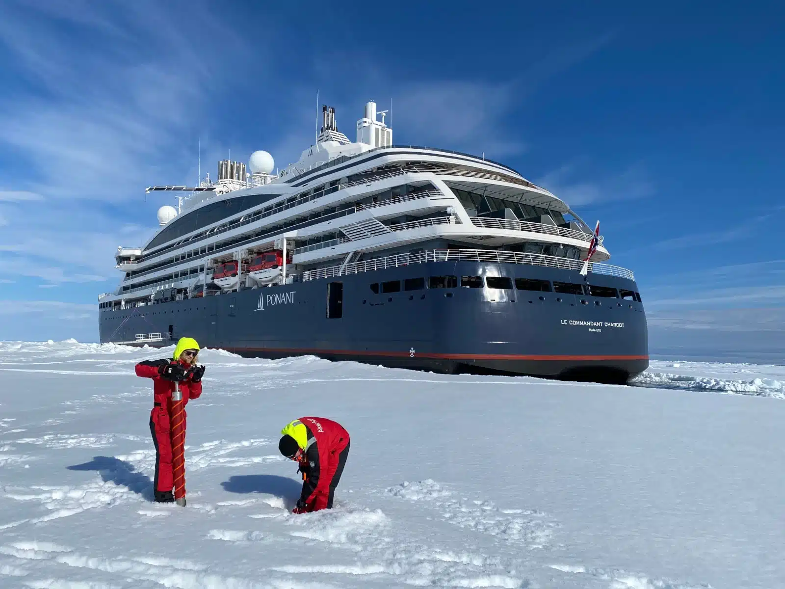 Les Essais glace du Commandant Charcot