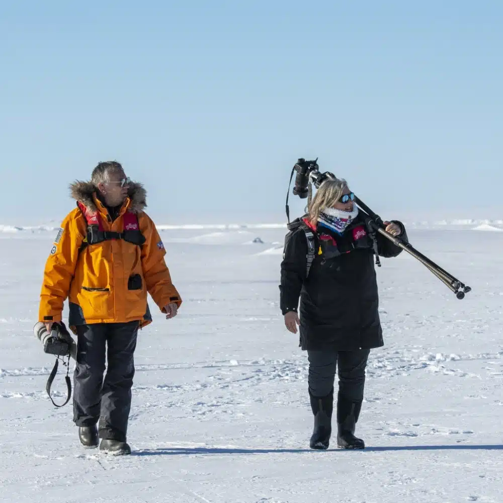 rencontre avec Ian Dawson et Sue Flood, Ambassadeurs photos PONANT