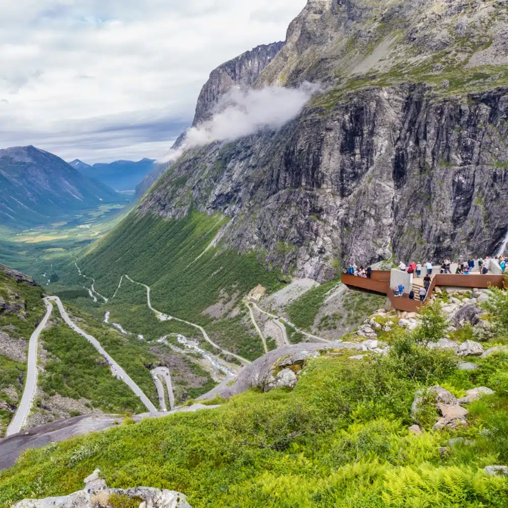 voyage-norvege route panoramique de Trollstigen en Norvège