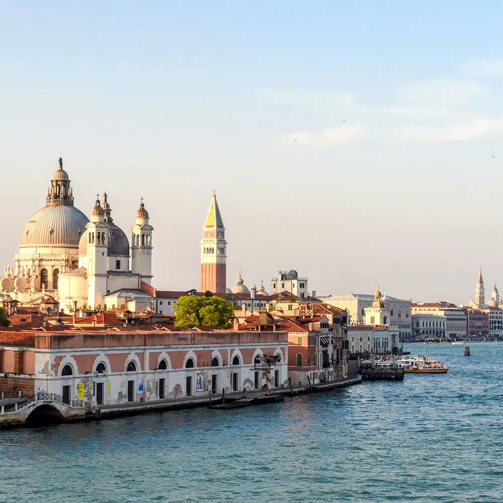 View of Venice from the sea 