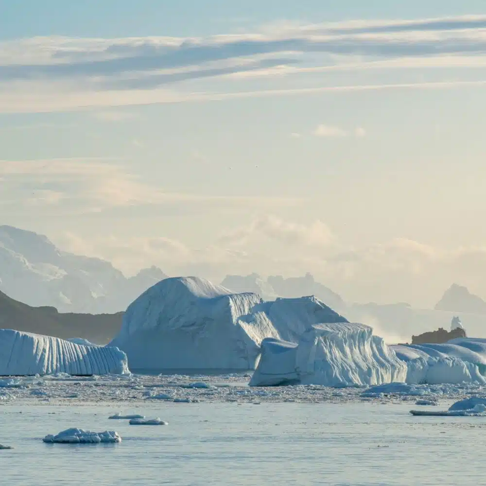 antarctique-mille-visages icebergs à Cierva Cove, péninsule Antarctique.